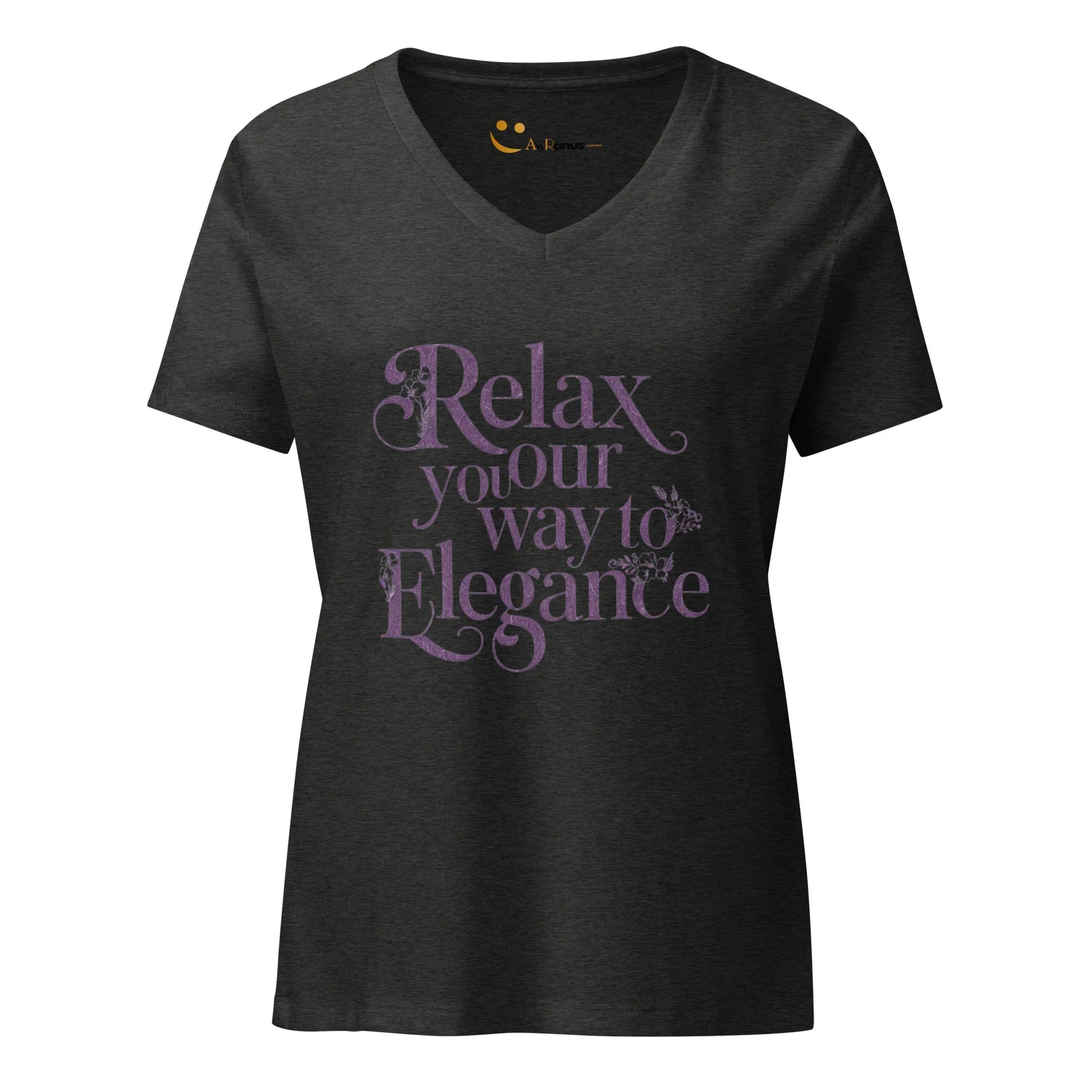 Women’s Relaxed V-Neck T-Shirt | Relax Your Way To Elegnce - AwRans Clothing