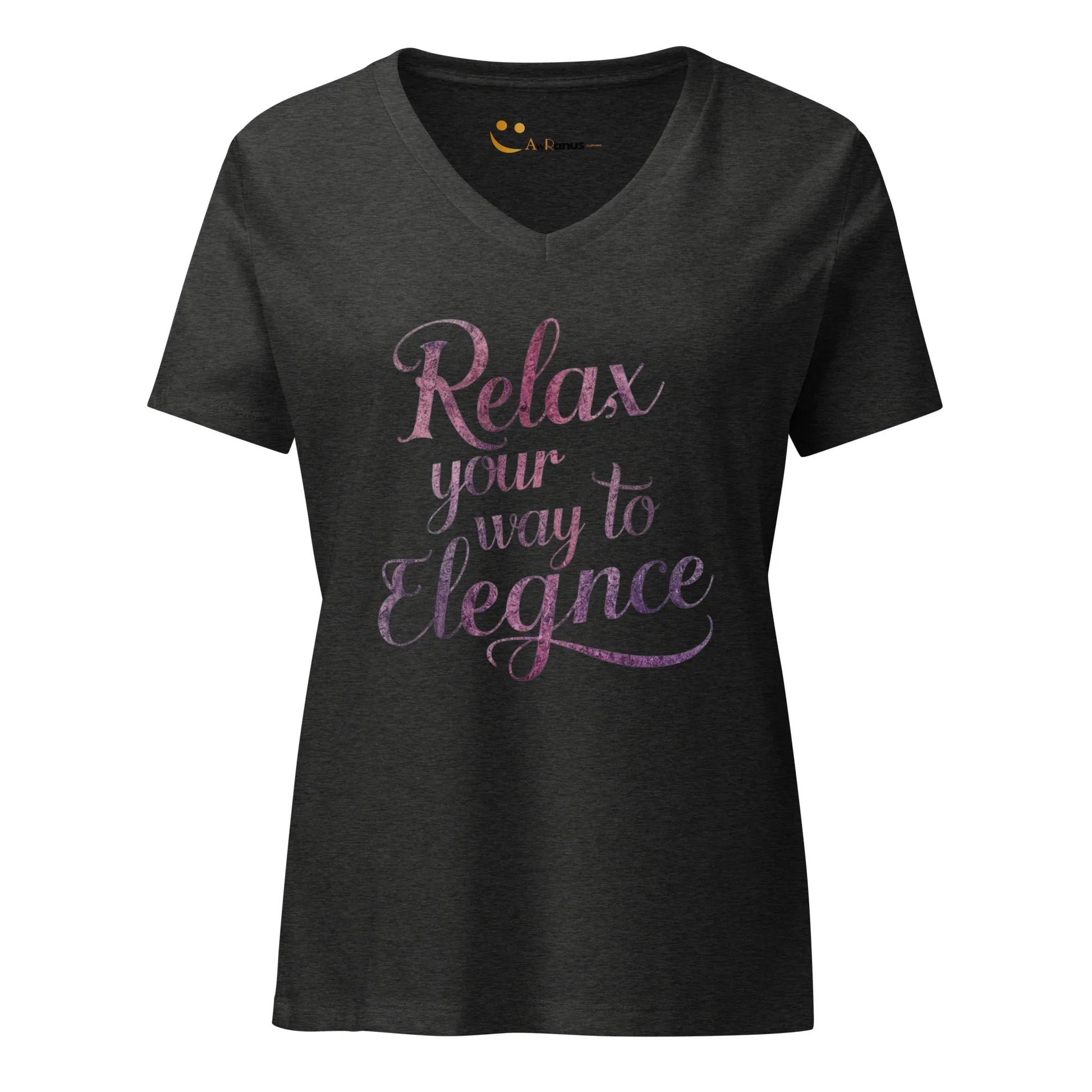 Women’s Relaxed V-Neck T-Shirt | Relax Your Way To Elegnce - AwRans Clothing