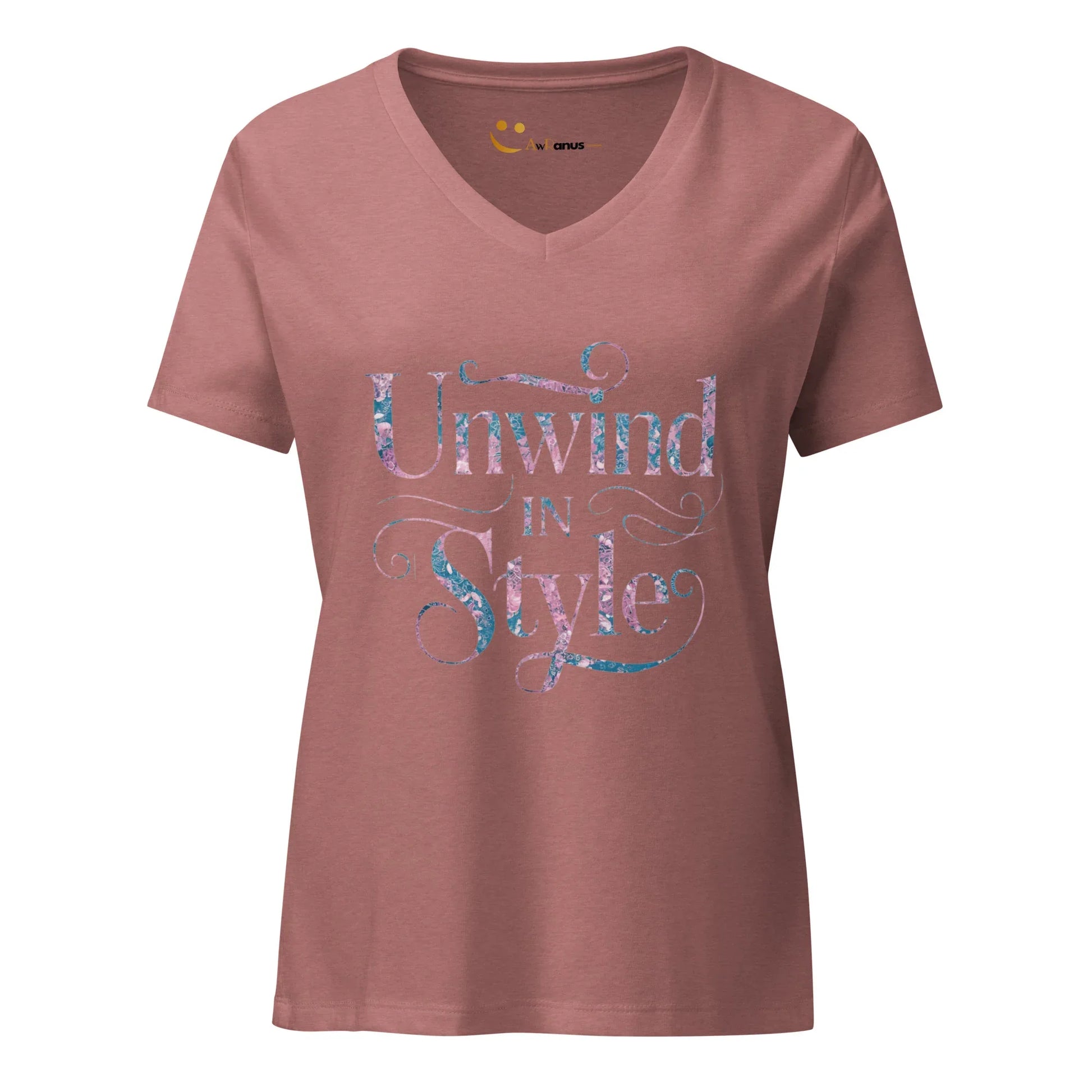 Women’s Relaxed V-Neck T-Shirt | Unwind In Style - AwRans Clothing