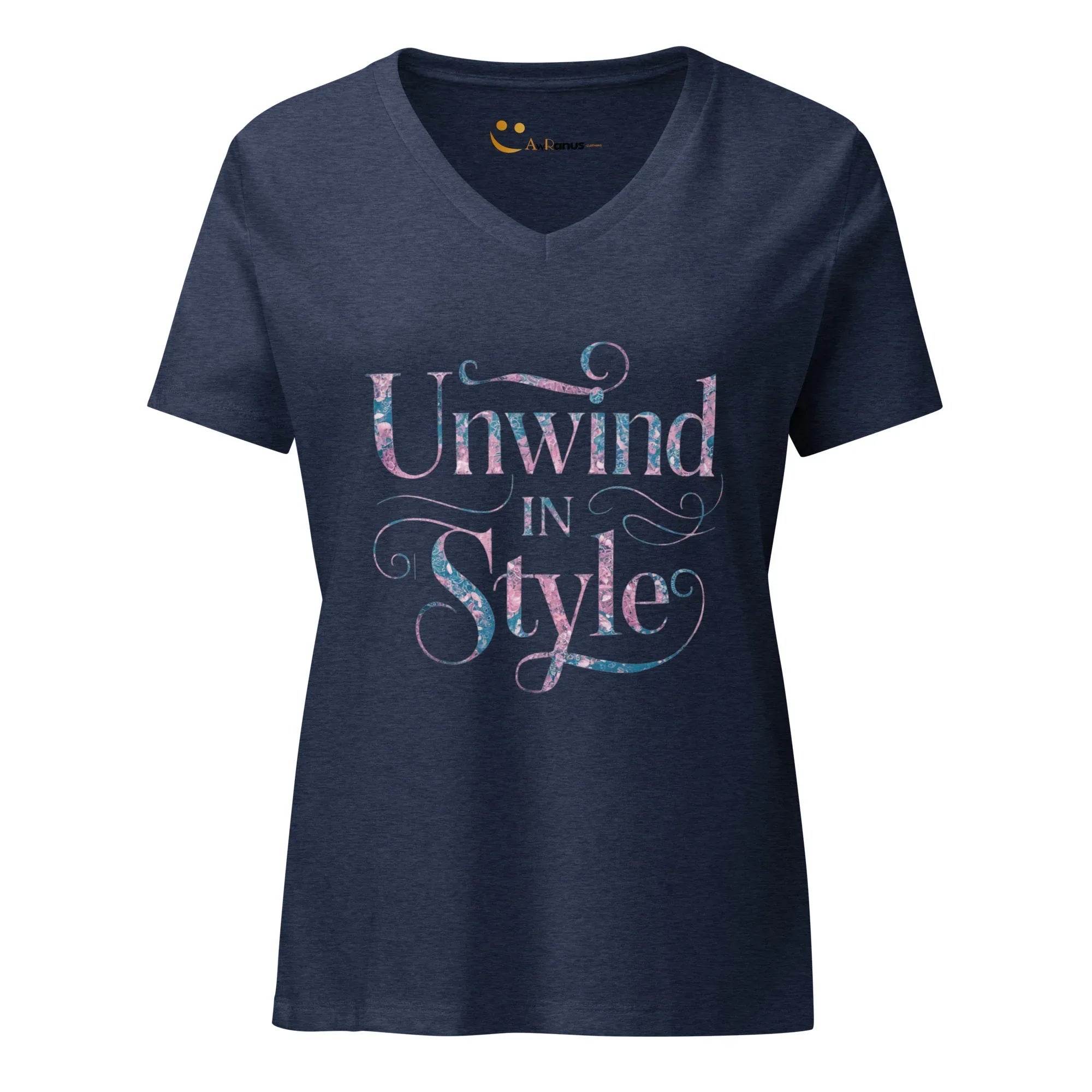 Women’s Relaxed V-Neck T-Shirt | Unwind In Style - AwRans Clothing