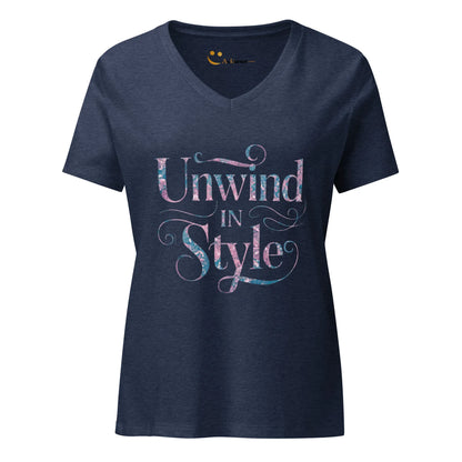 Women’s Relaxed V-Neck T-Shirt | Unwind In Style - AwRans Clothing
