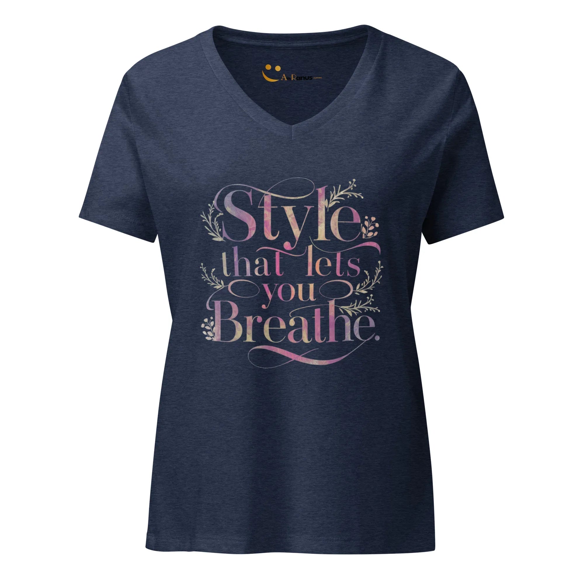Women’s Relaxed V-Neck T-Shirt | Style That Lets You Breathe - AwRans Clothing