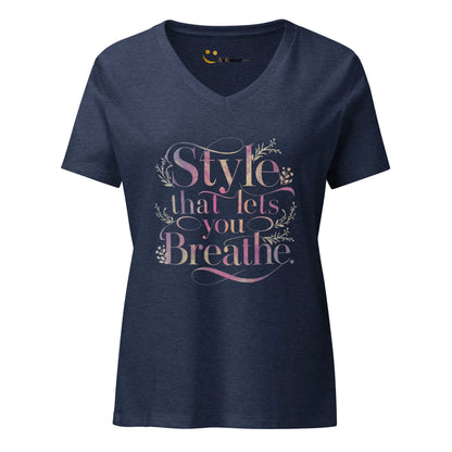 Women’s Relaxed V-Neck T-Shirt | Style That Lets You Breathe - AwRans Clothing