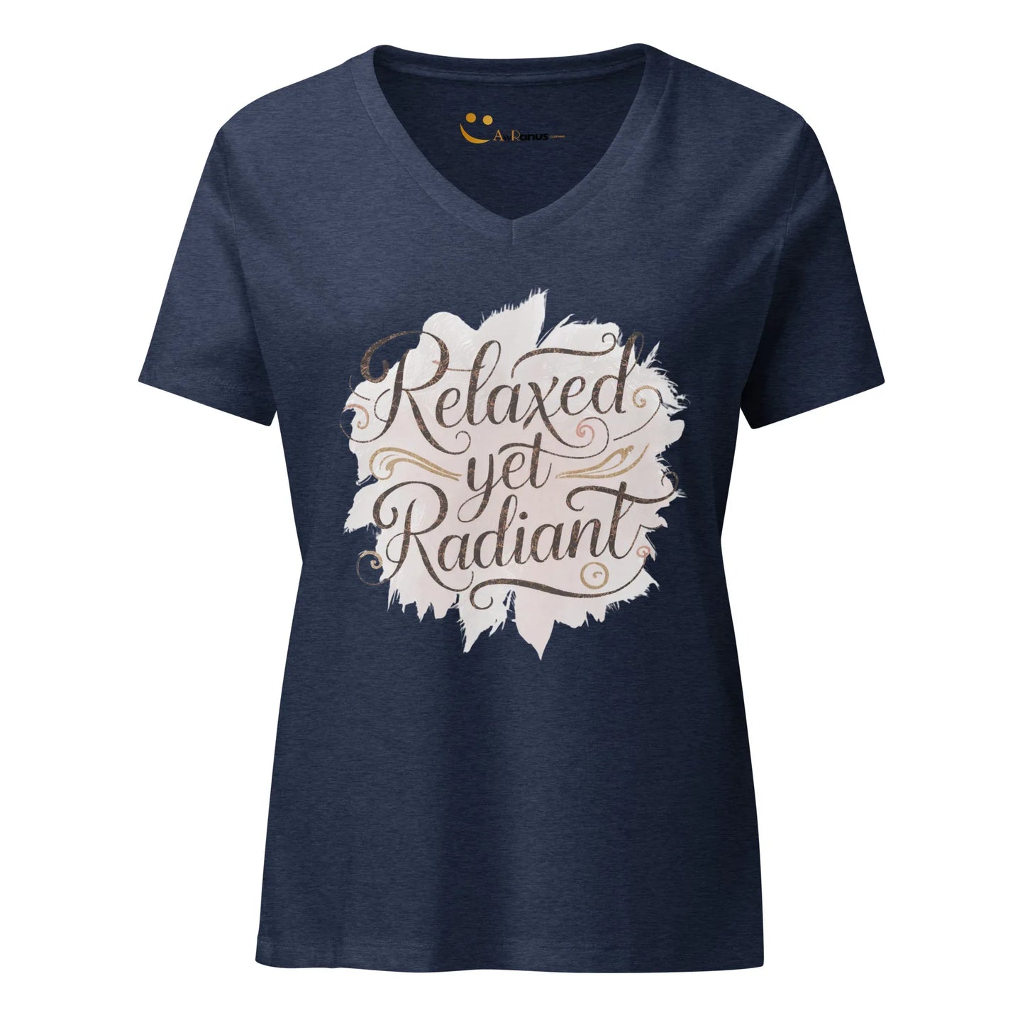 Women’s Relaxed V-Neck T-Shirt | Relaxed Yet Radiant - AwRans Clothing