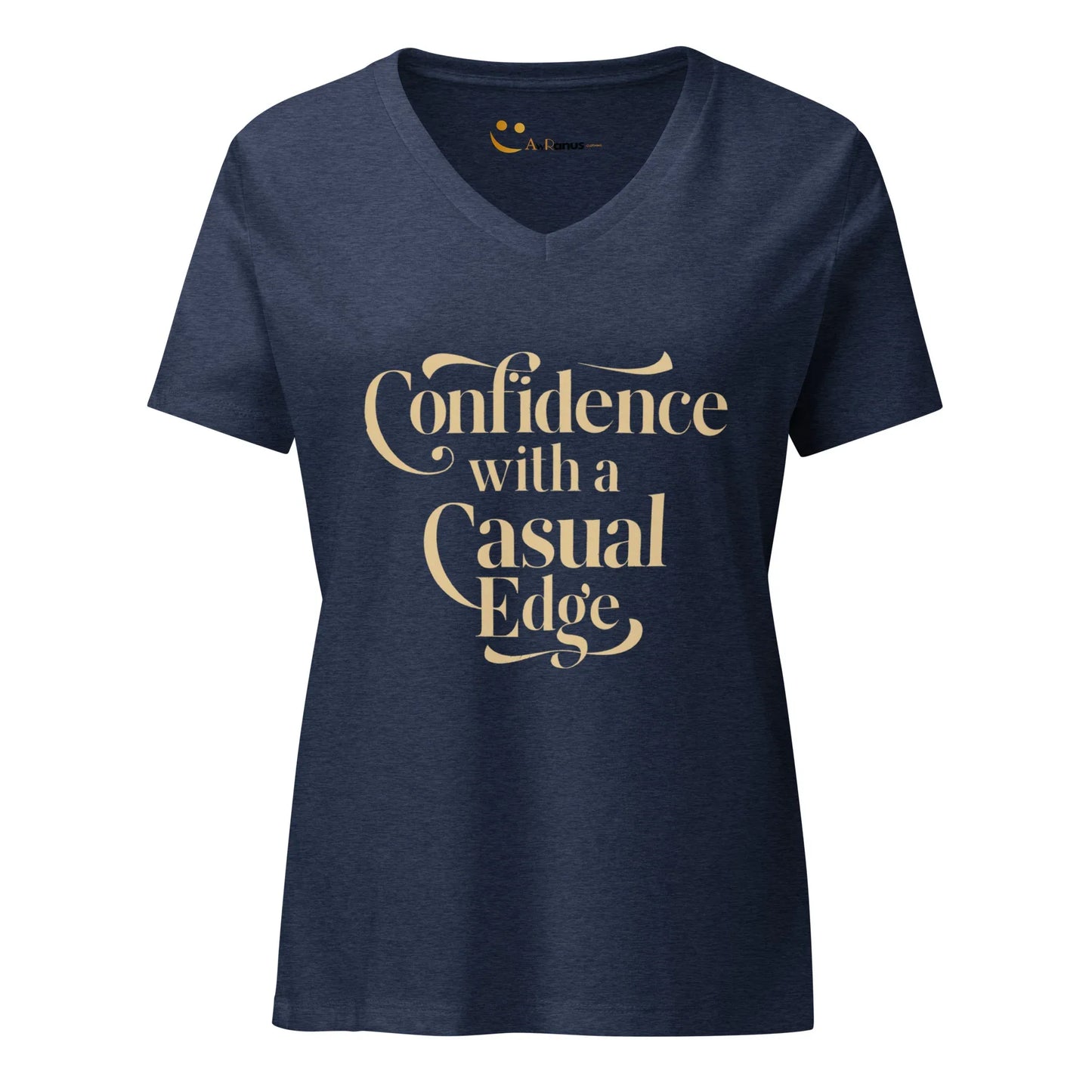 Women’s Relaxed V-Neck T-Shirt | Confidence With A Casual Edge - AwRans Clothing