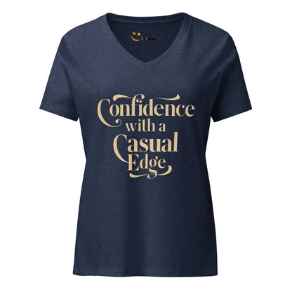 Women’s Relaxed V-Neck T-Shirt | Confidence With A Casual Edge - AwRans Clothing