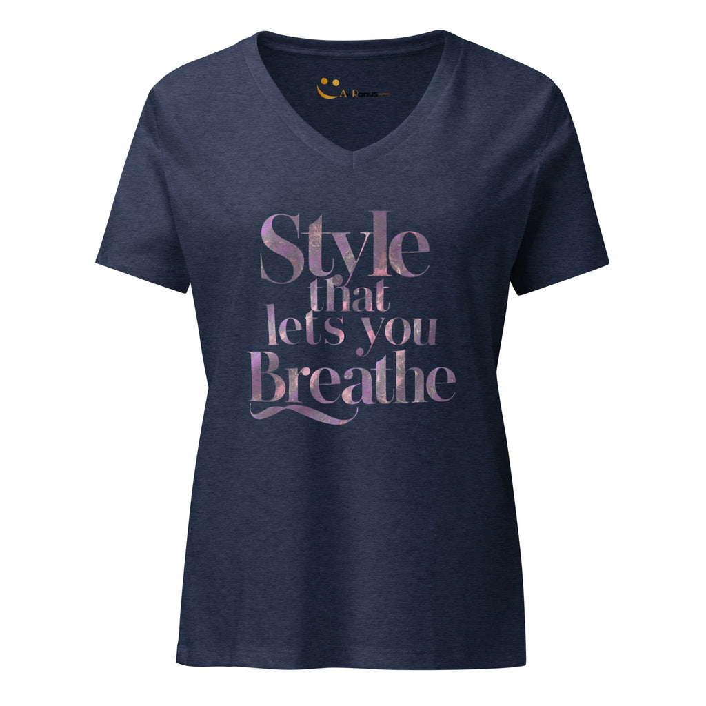 Women’s Relaxed V-Neck T-Shirt | Style That Lets You Breathe - AwRans Clothing