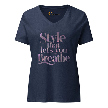 Women’s Relaxed V-Neck T-Shirt | Style That Lets You Breathe - AwRans Clothing