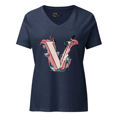 Women’s Relaxed V-Neck T-Shirt | V - AwRans Clothing