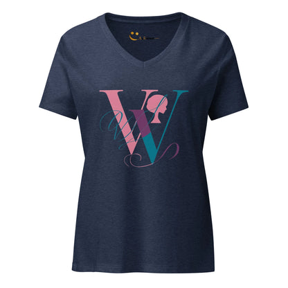 Women’s Relaxed V-Neck T-Shirt | W - AwRans Clothing