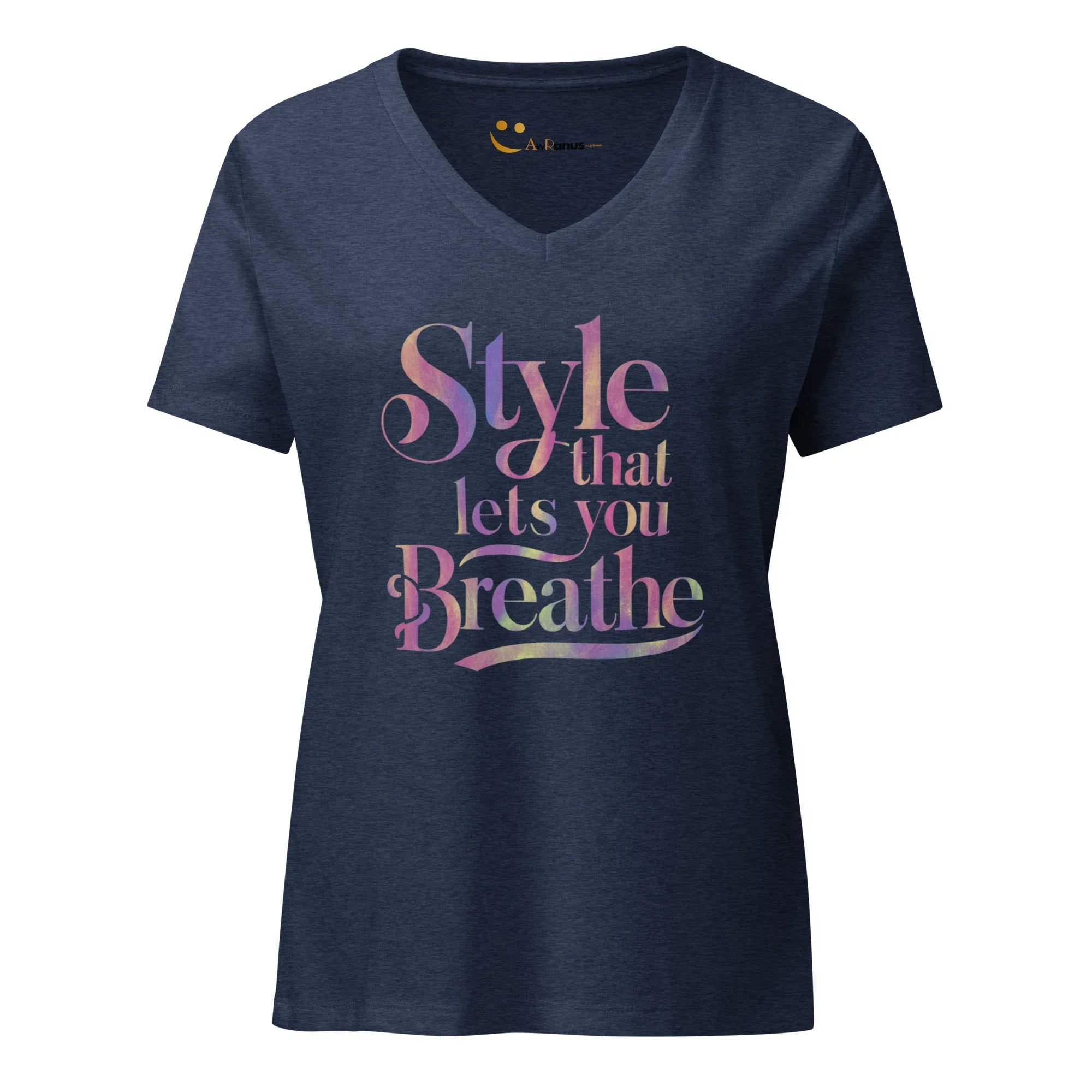 Women’s Relaxed V-Neck T-Shirt | Style That Lets You Breathe - AwRans Clothing
