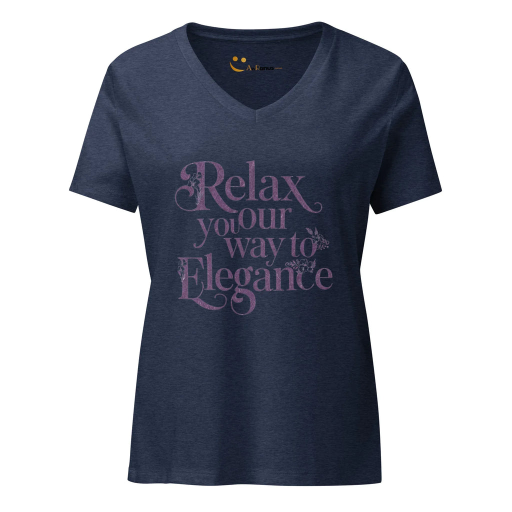 Women’s Relaxed V-Neck T-Shirt | Relax Your Way To Elegnce - AwRans Clothing