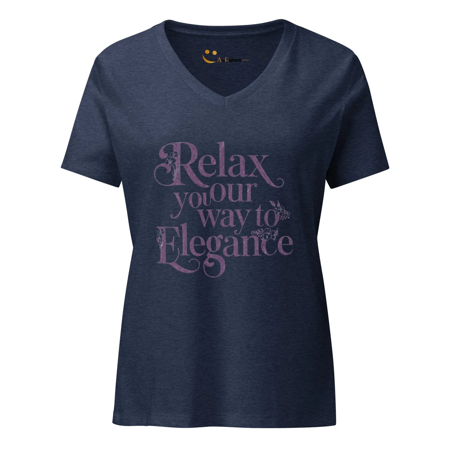 Women’s Relaxed V-Neck T-Shirt | Relax Your Way To Elegnce - AwRans Clothing