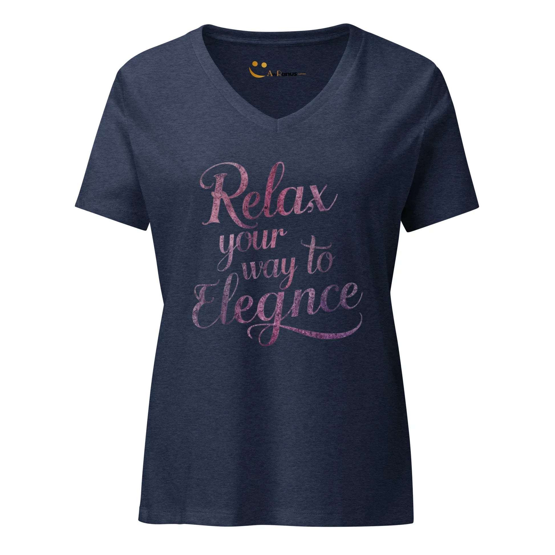Women’s Relaxed V-Neck T-Shirt | Relax Your Way To Elegnce - AwRans Clothing