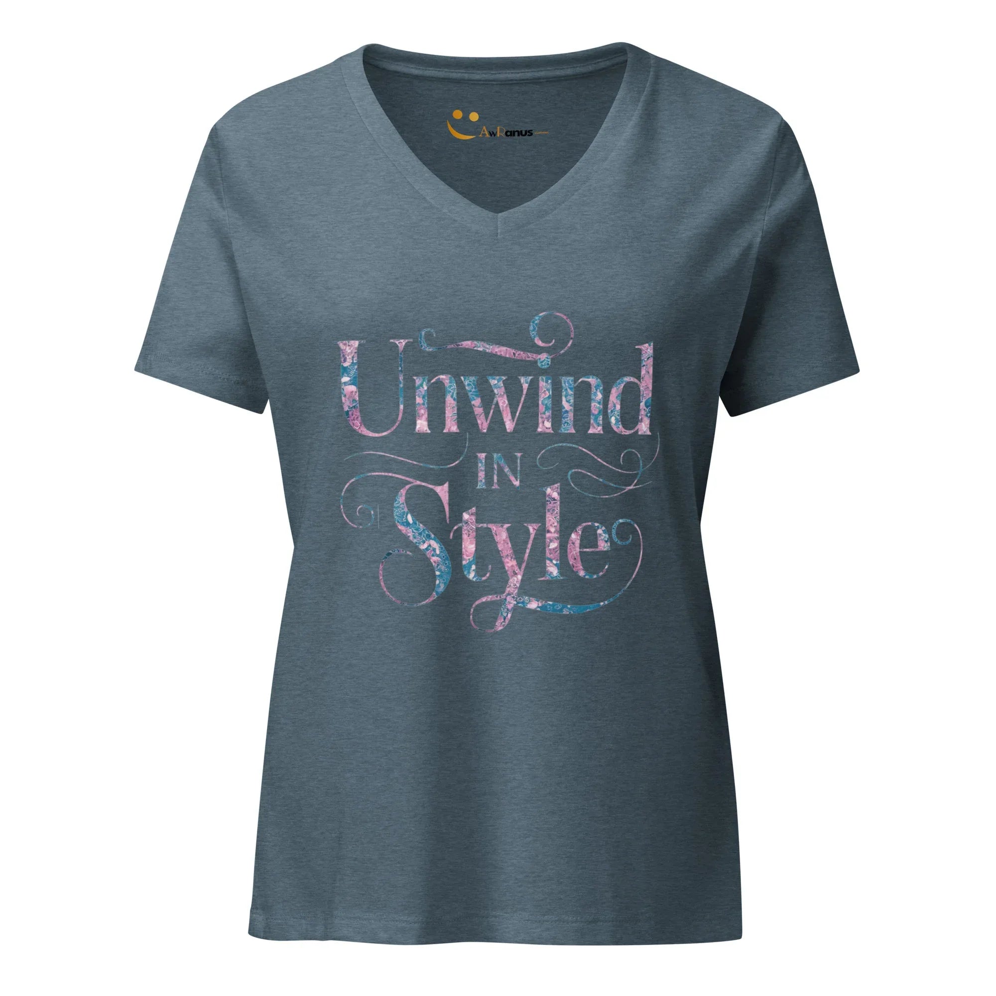 Women’s Relaxed V-Neck T-Shirt | Unwind In Style - AwRans Clothing