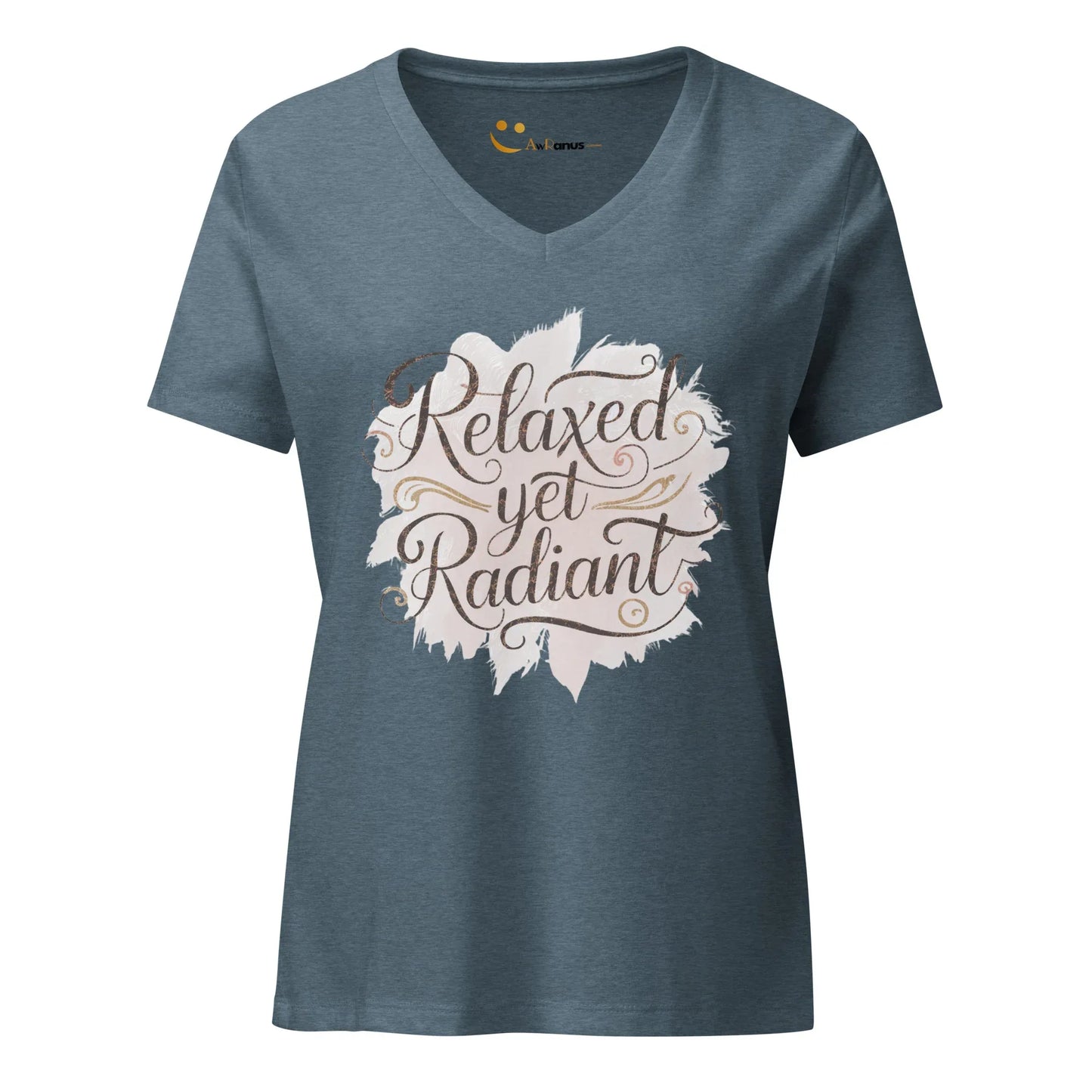 Women’s Relaxed V-Neck T-Shirt | Relaxed Yet Radiant - AwRans Clothing