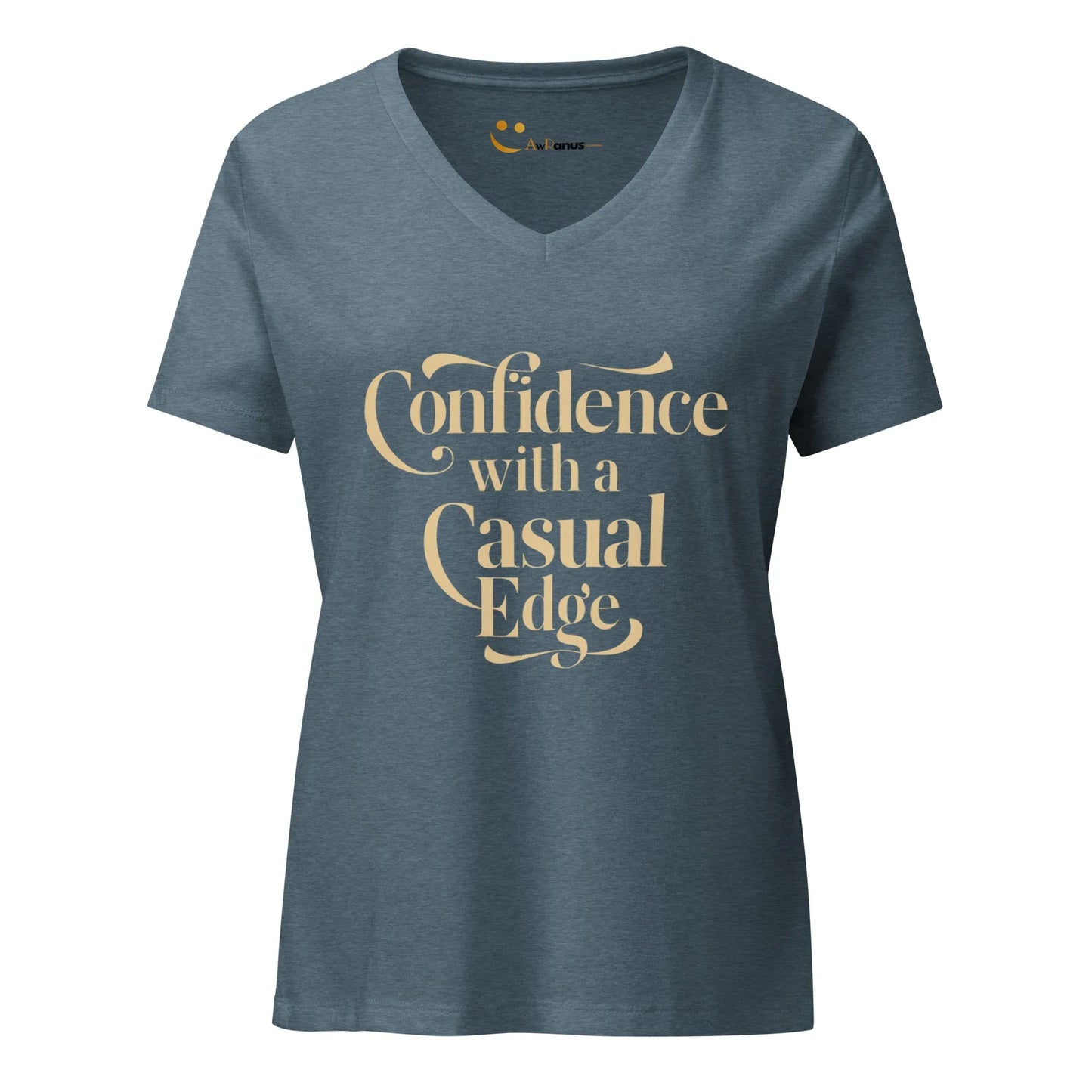 Women’s Relaxed V-Neck T-Shirt | Confidence With A Casual Edge - AwRans Clothing