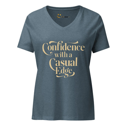 Women’s Relaxed V-Neck T-Shirt | Confidence With A Casual Edge - AwRans Clothing