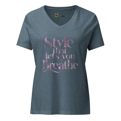 Women’s Relaxed V-Neck T-Shirt | Style That Lets You Breathe - AwRans Clothing