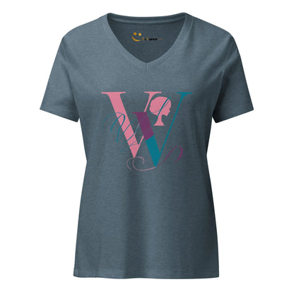 Women’s Relaxed V-Neck T-Shirt | W - AwRans Clothing