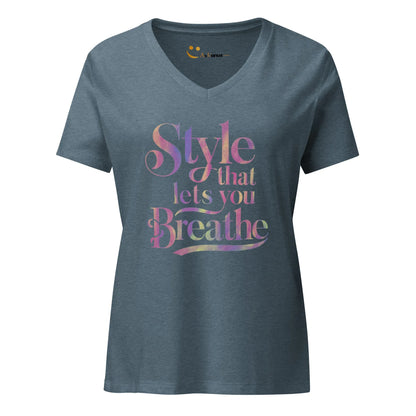 Women’s Relaxed V-Neck T-Shirt | Style That Lets You Breathe - AwRans Clothing