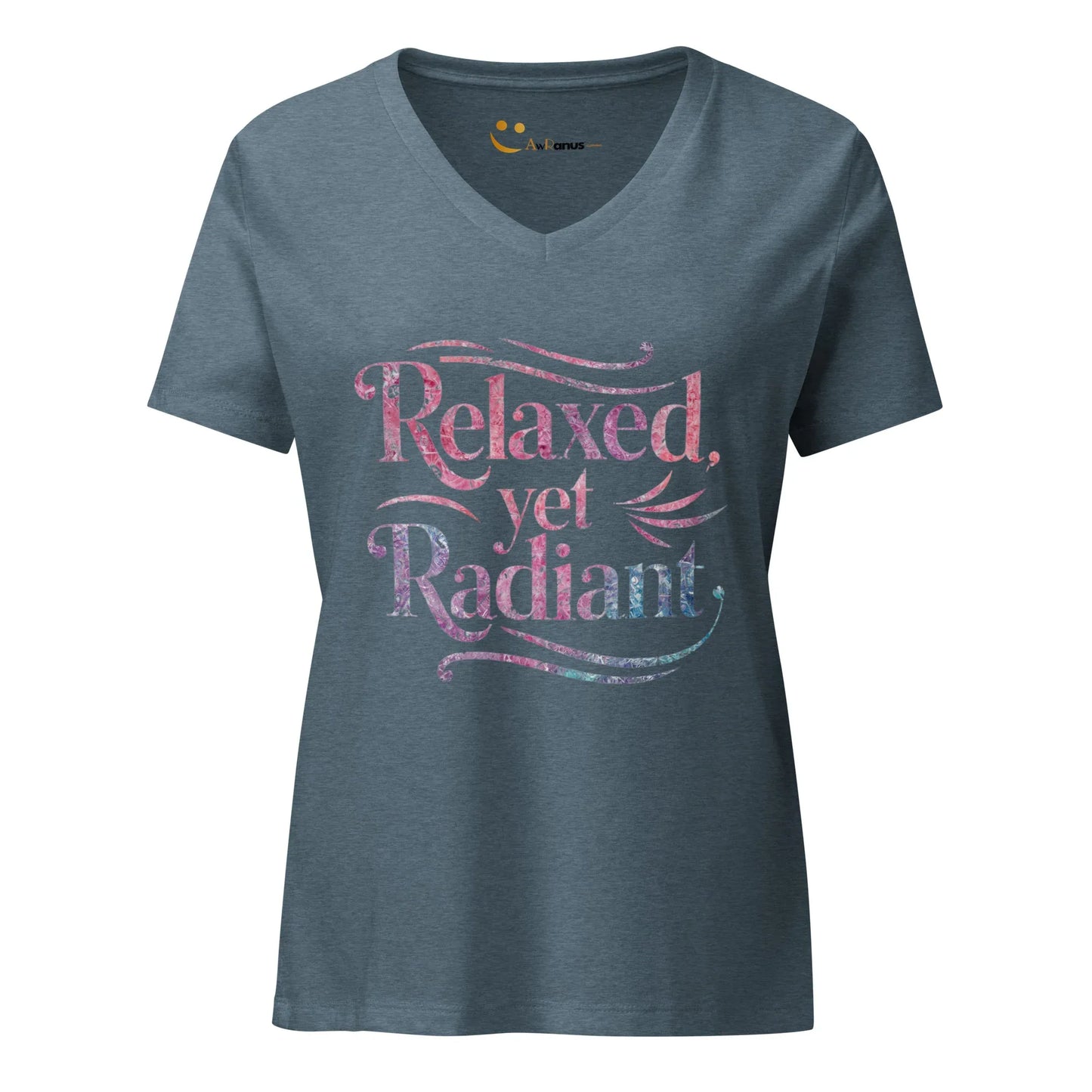Women’s Relaxed V-Neck T-Shirt | Relaxed Yet Radiant - AwRans Clothing