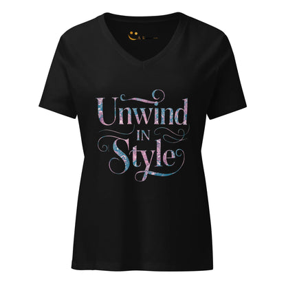 Women’s Relaxed V-Neck T-Shirt | Unwind In Style - AwRans Clothing