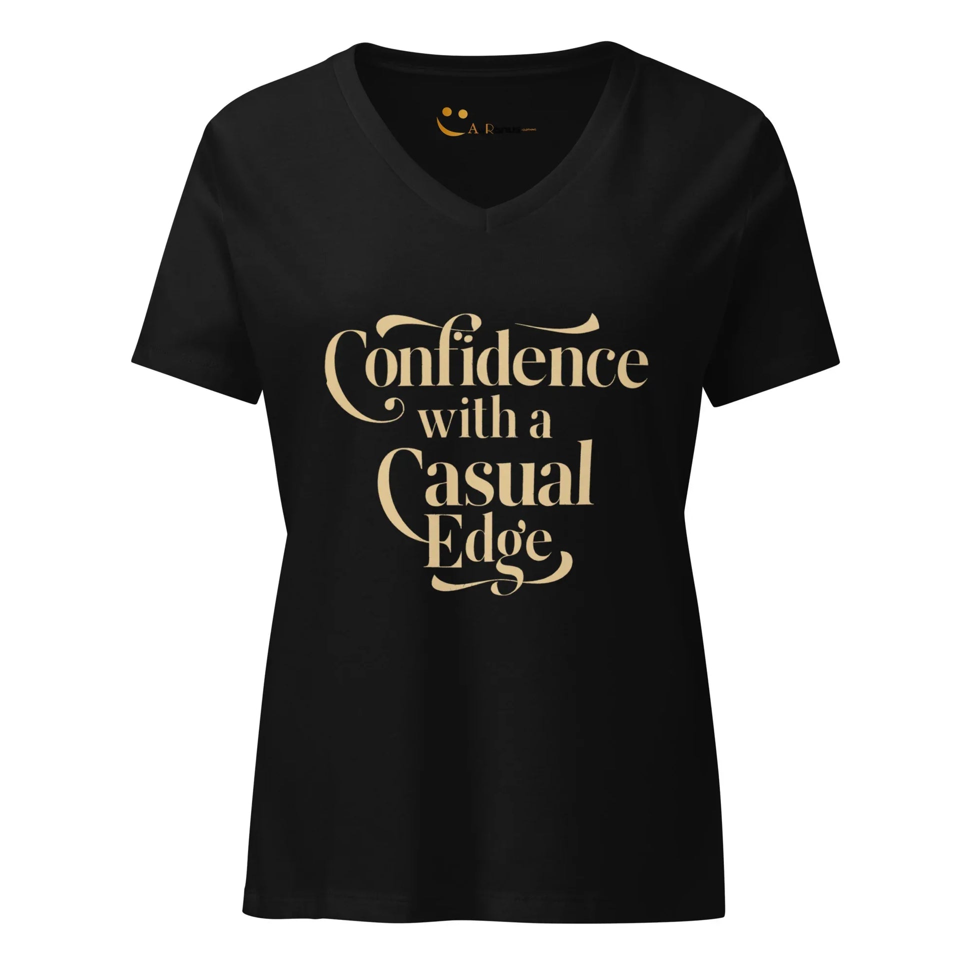 Women’s Relaxed V-Neck T-Shirt | Confidence With A Casual Edge - AwRans Clothing