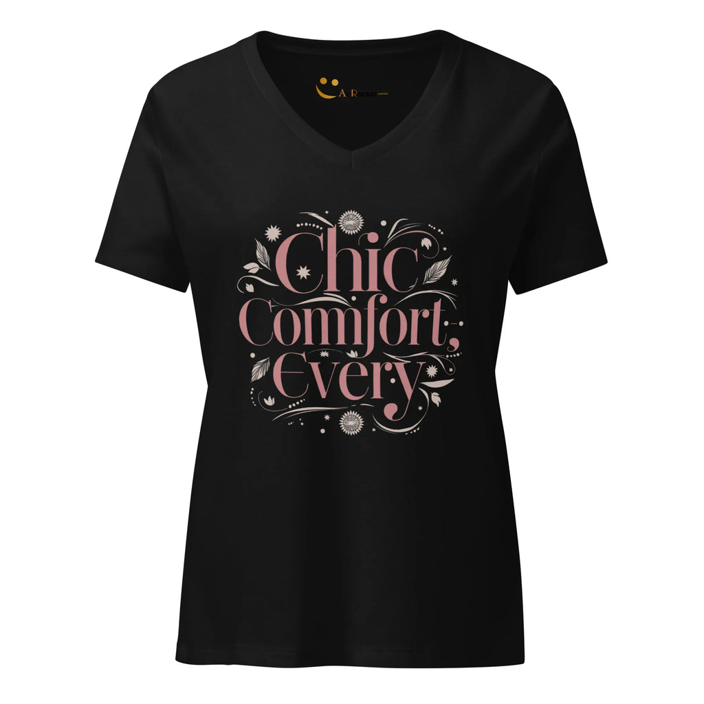 Women’s Relaxed V-Neck T-Shirt | Chic Comfort Every - AwRans Clothing