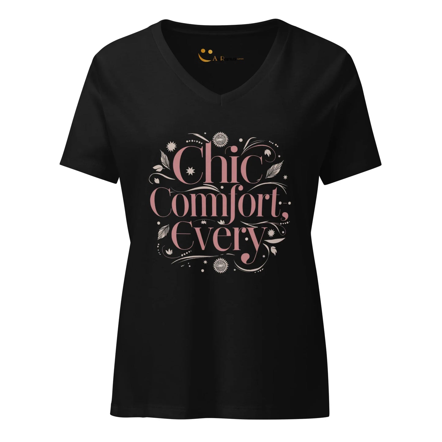 Women’s Relaxed V-Neck T-Shirt | Chic Comfort Every - AwRans Clothing