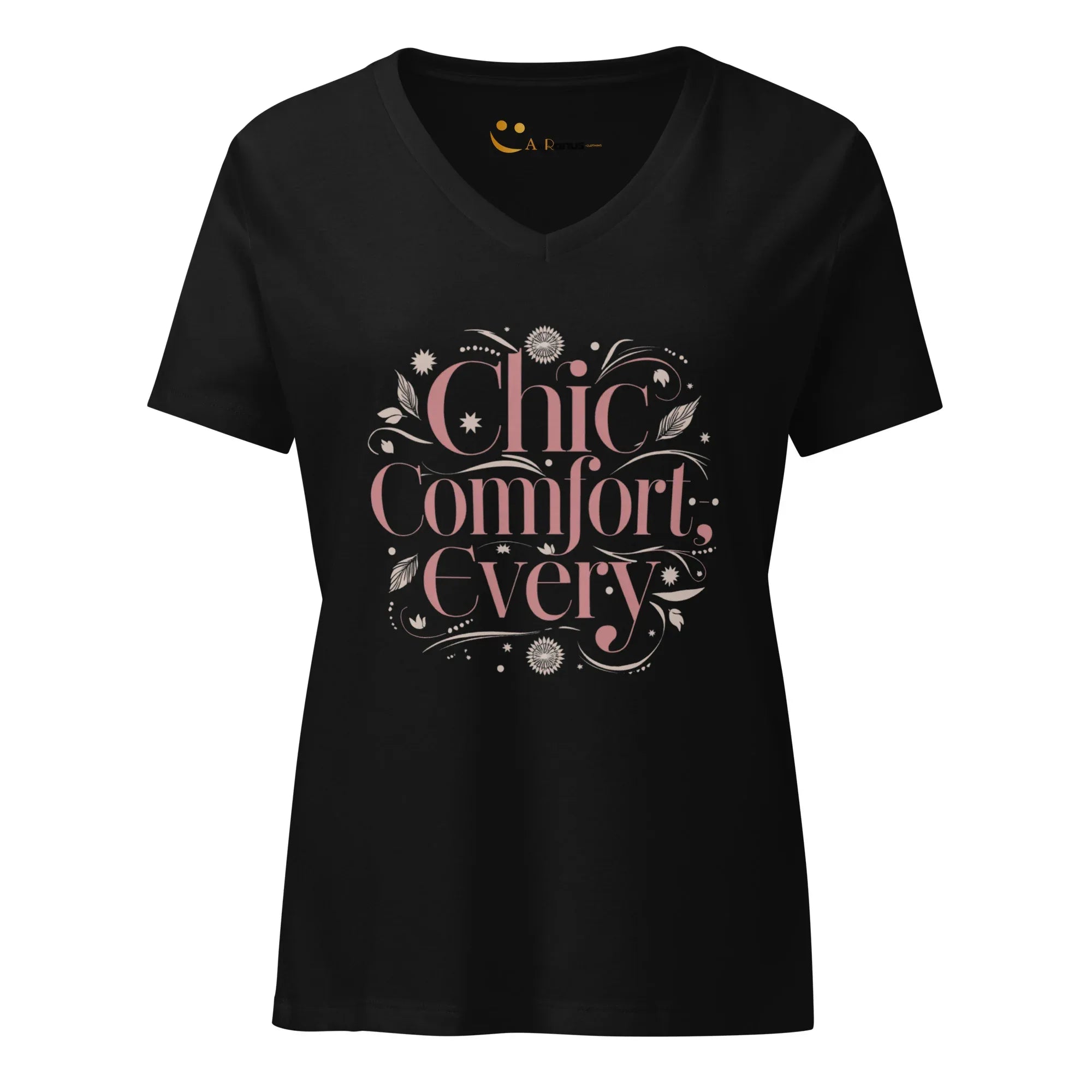 Women’s Relaxed V-Neck T-Shirt | Chic Comfort Every - AwRans Clothing