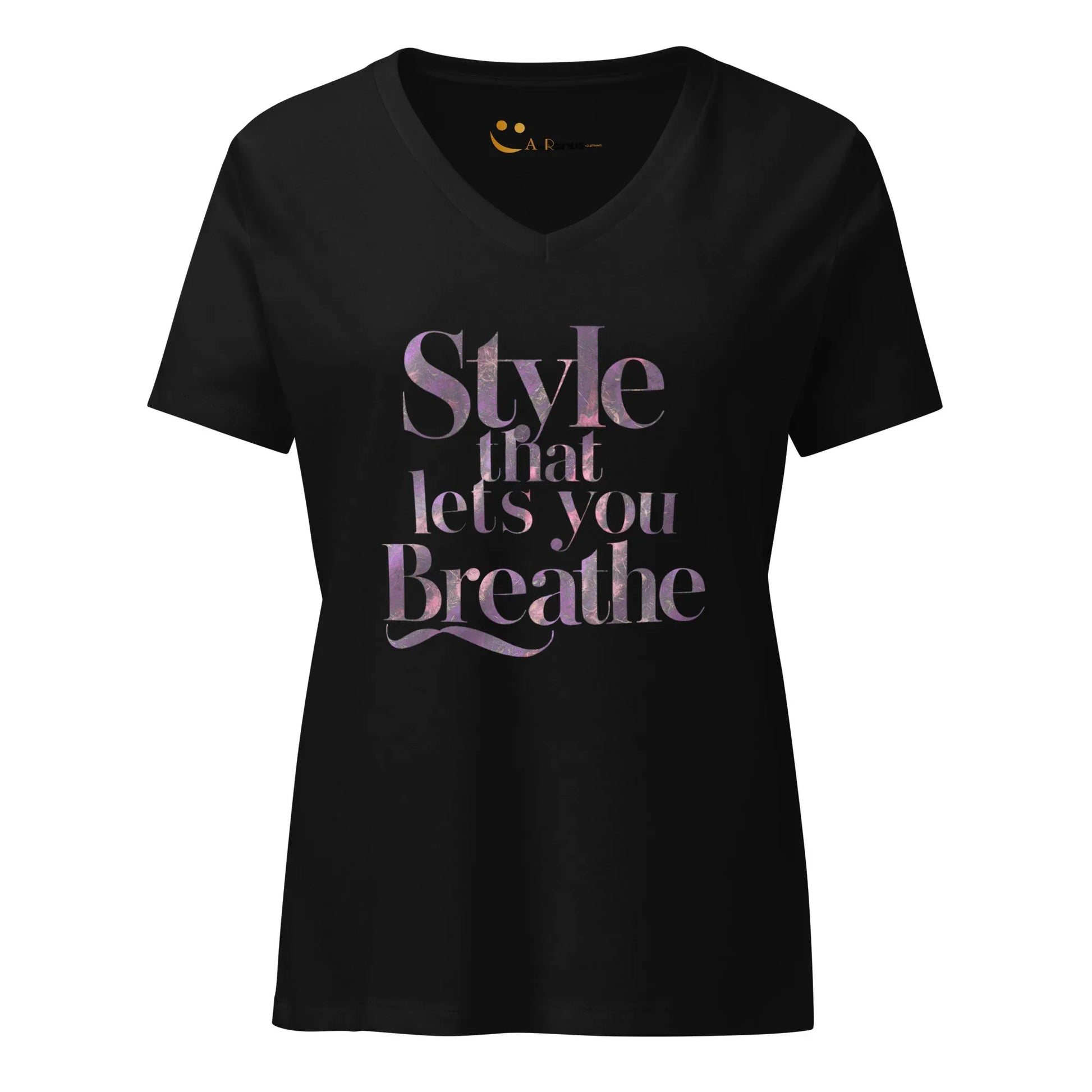 Women’s Relaxed V-Neck T-Shirt | Style That Lets You Breathe - AwRans Clothing