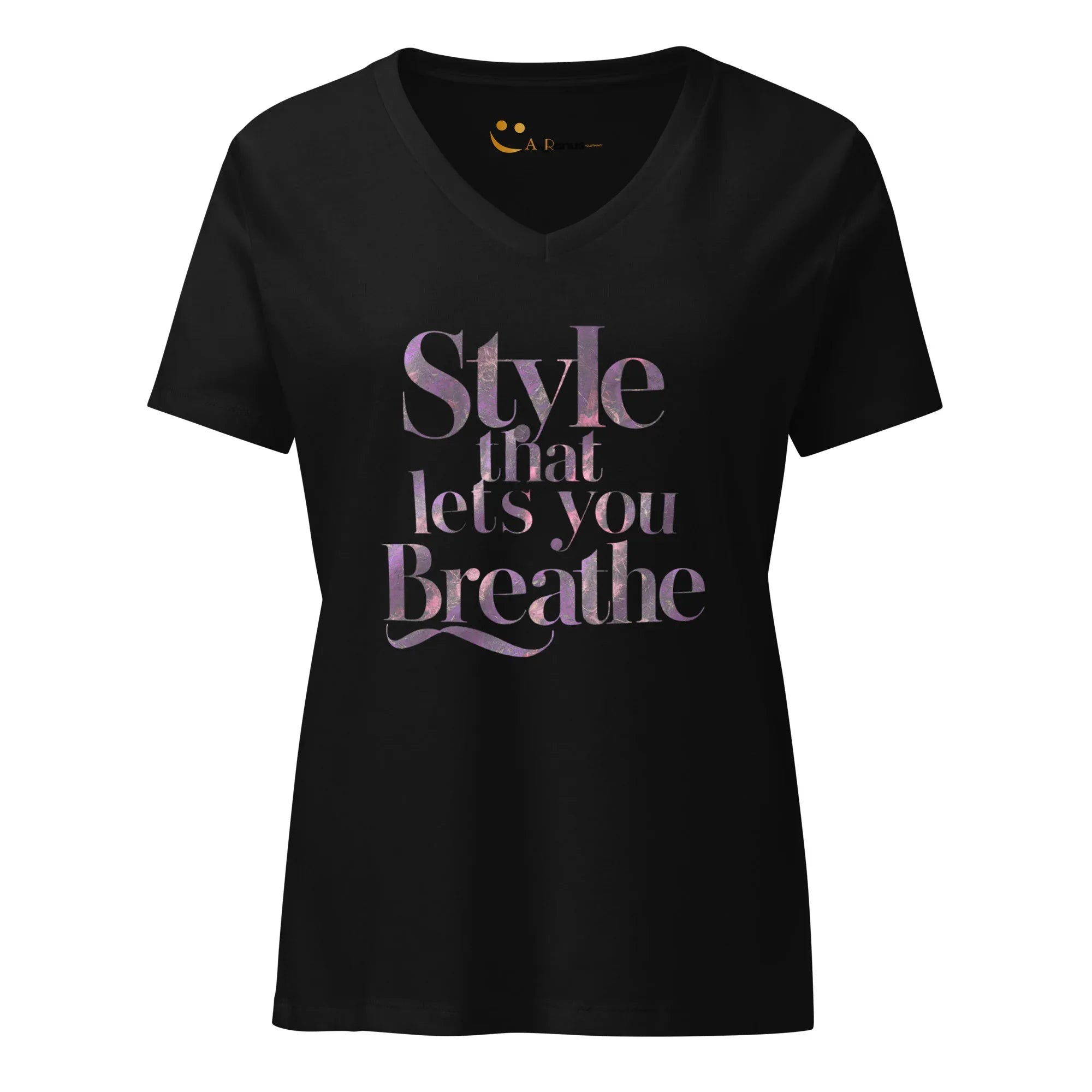 Women’s Relaxed V-Neck T-Shirt | Style That Lets You Breathe - AwRans Clothing