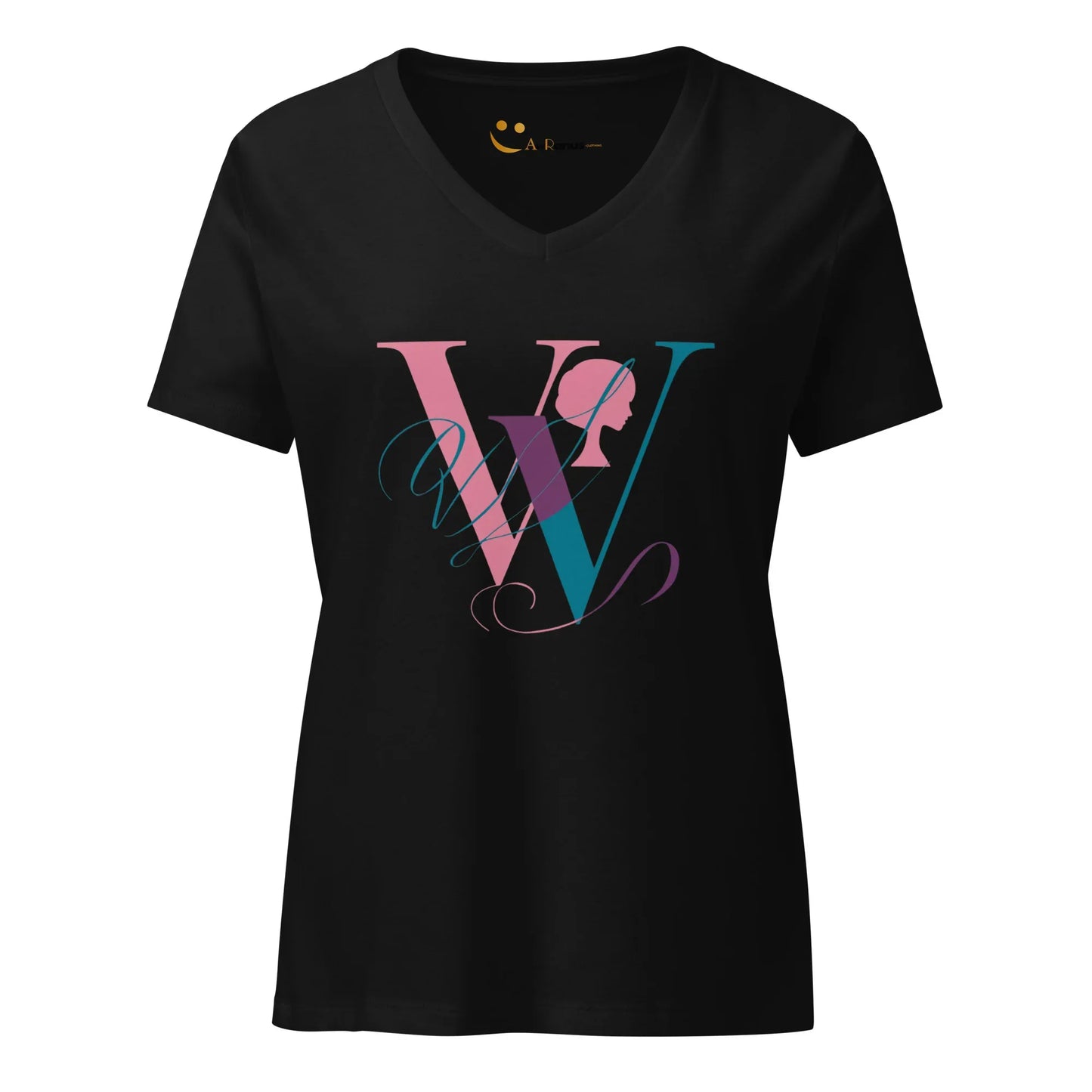 Women’s Relaxed V-Neck T-Shirt | W - AwRans Clothing