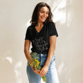 Women’s Relaxed V-Neck T-Shirt | Soft Curves Sharp Style - AwRans Clothing