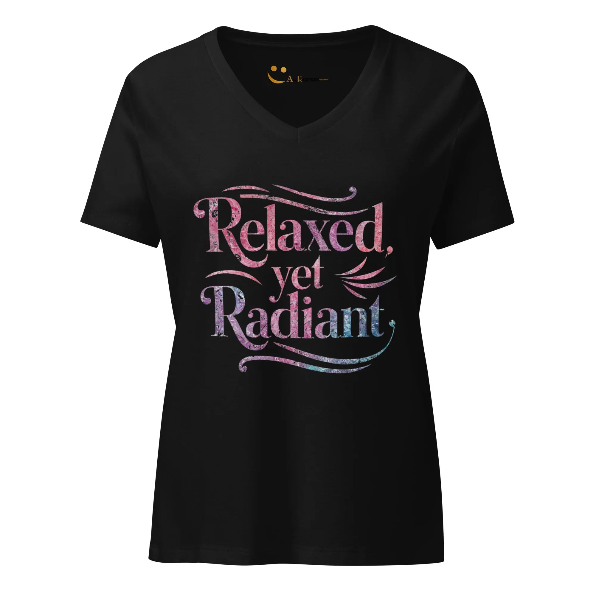 Women’s Relaxed V-Neck T-Shirt | Relaxed Yet Radiant - AwRans Clothing