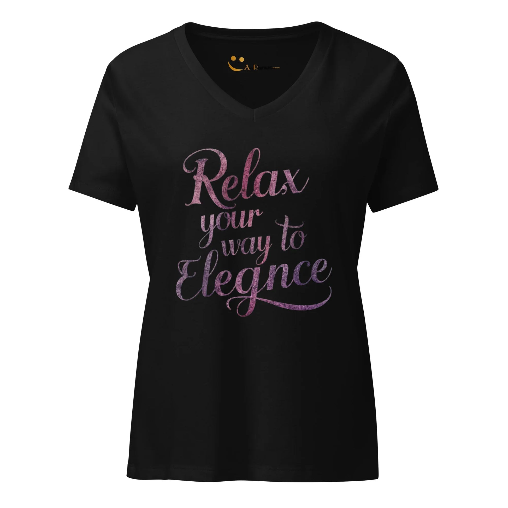Women’s Relaxed V-Neck T-Shirt | Relax Your Way To Elegnce - AwRans Clothing