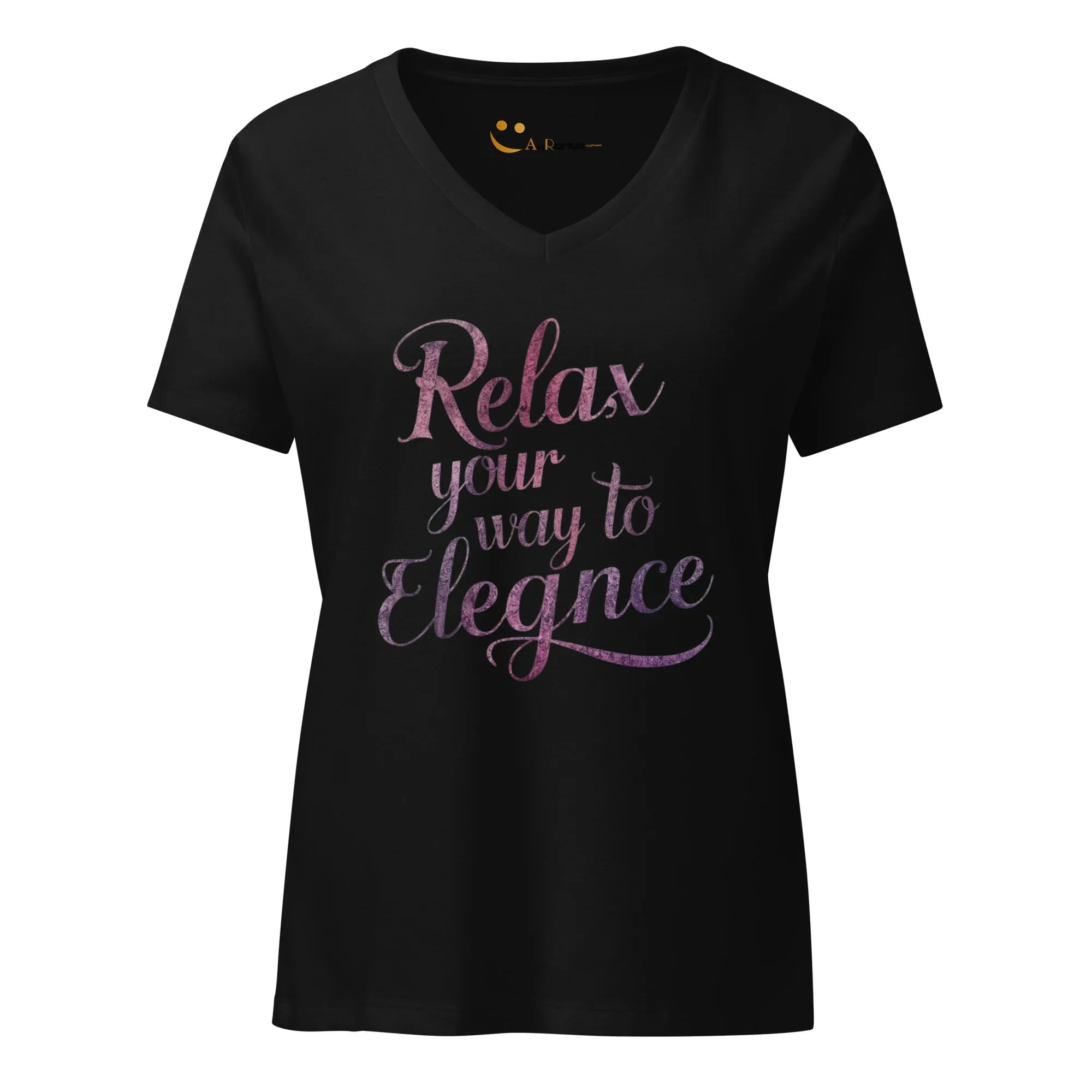 Women’s Relaxed V-Neck T-Shirt | Relax Your Way To Elegnce - AwRans Clothing
