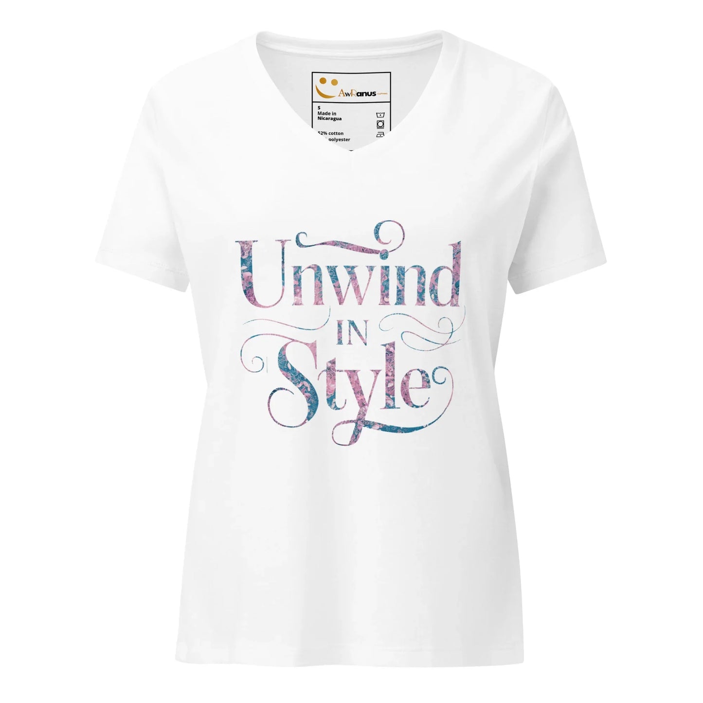 Women’s Relaxed V-Neck T-Shirt | Unwind In Style - AwRans Clothing