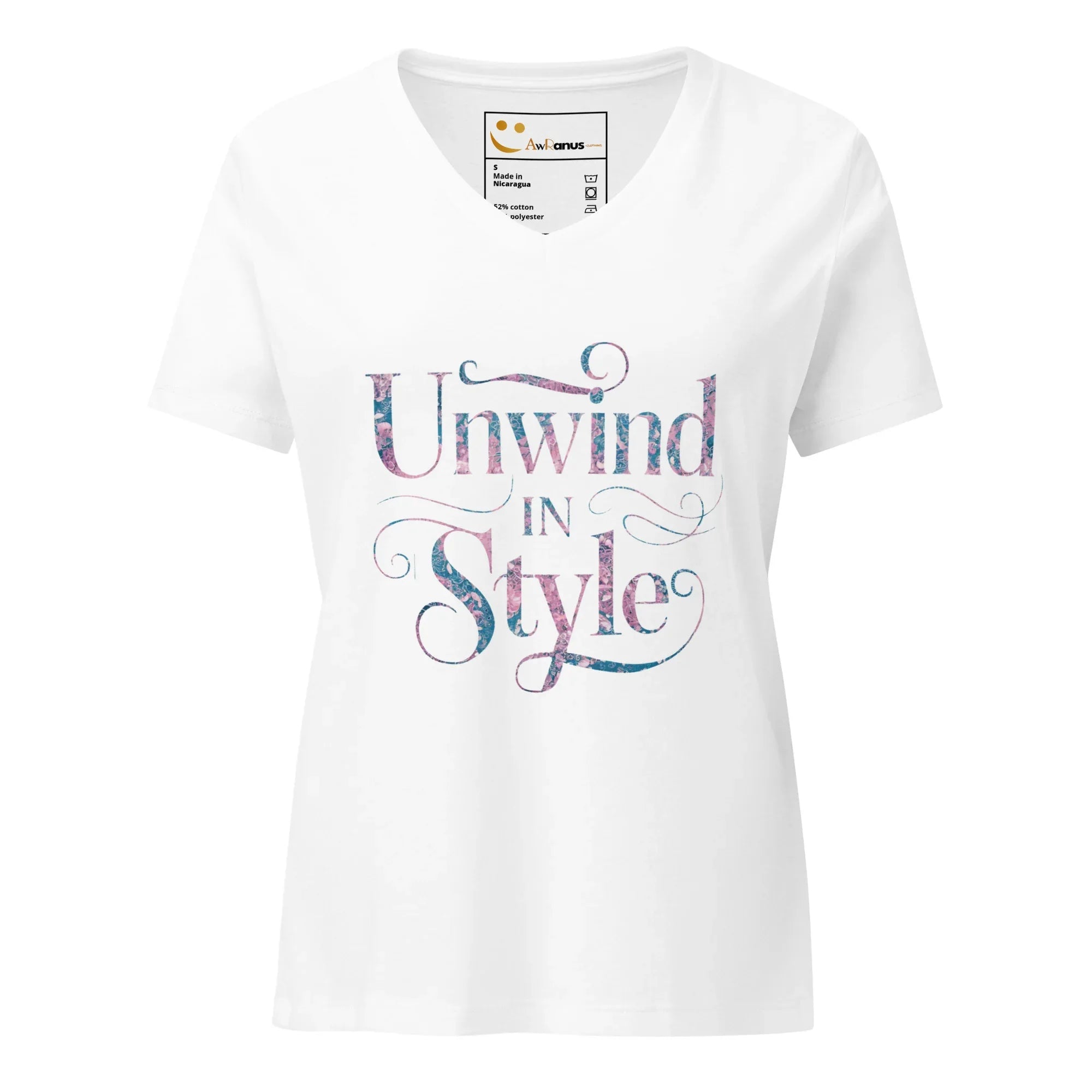 Women’s Relaxed V-Neck T-Shirt | Unwind In Style - AwRans Clothing