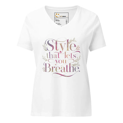 Women’s Relaxed V-Neck T-Shirt | Style That Lets You Breathe - AwRans Clothing