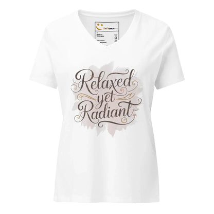 Women’s Relaxed V-Neck T-Shirt | Relaxed Yet Radiant - AwRans Clothing