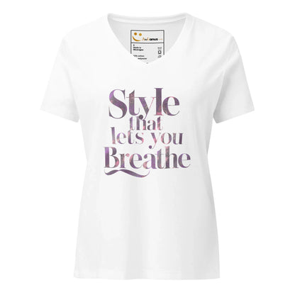 Women’s Relaxed V-Neck T-Shirt | Style That Lets You Breathe - AwRans Clothing