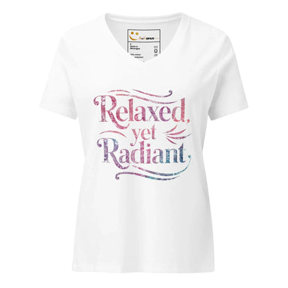Women’s Relaxed V-Neck T-Shirt | Relaxed Yet Radiant - AwRans Clothing