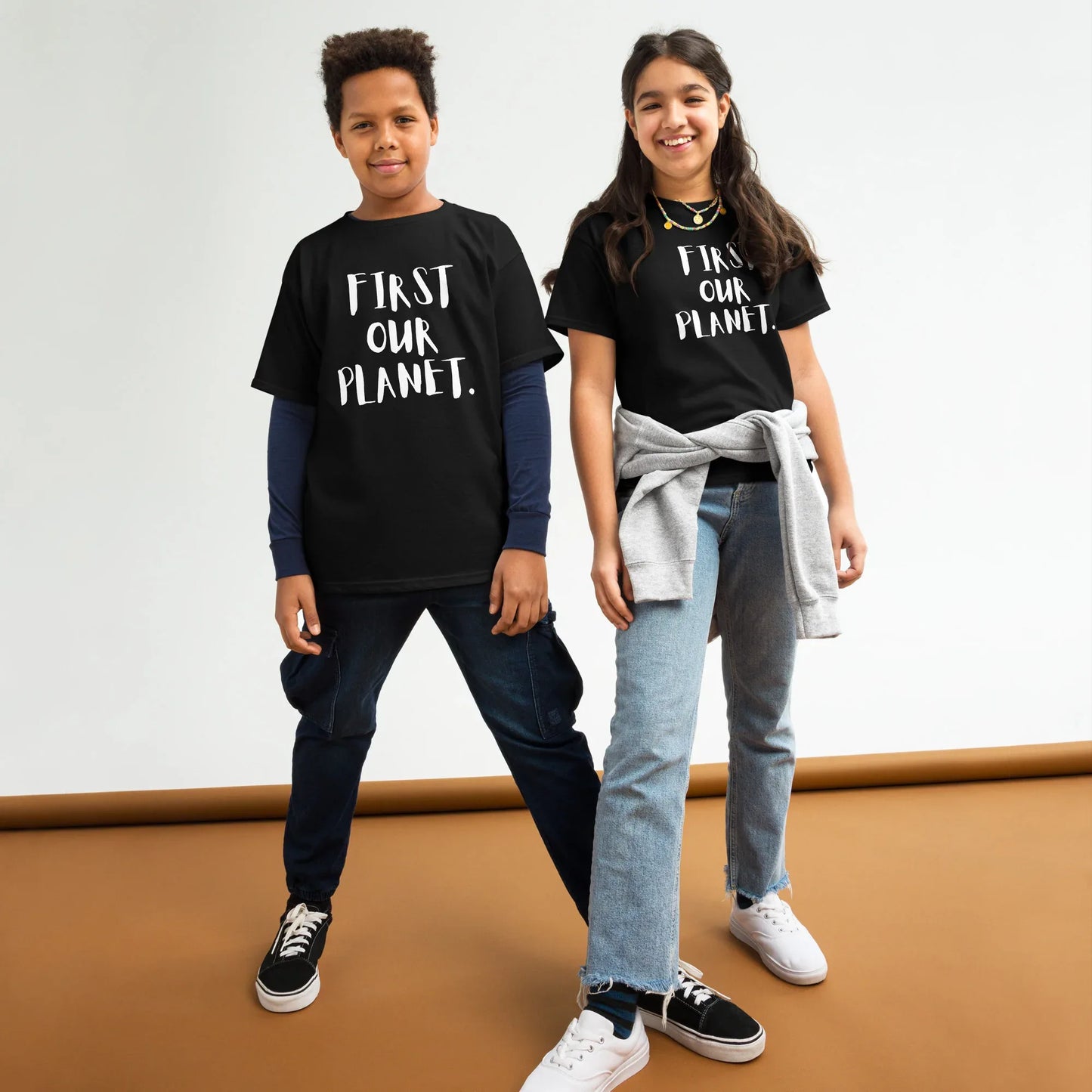 Youth Classic Tee | First Our Planet - AwRans Clothing