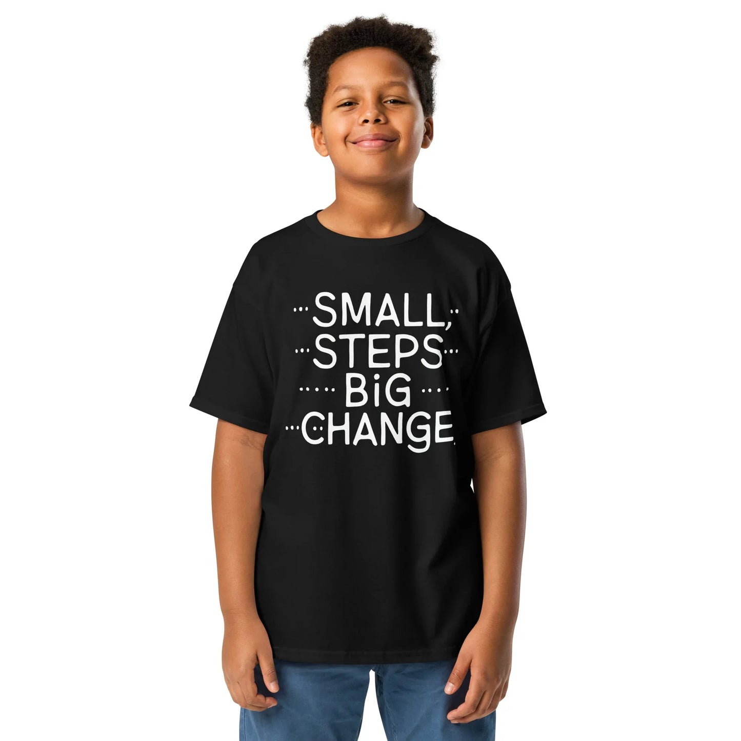Youth Classic Tee | Small Steps Big Changes - AwRans Clothing