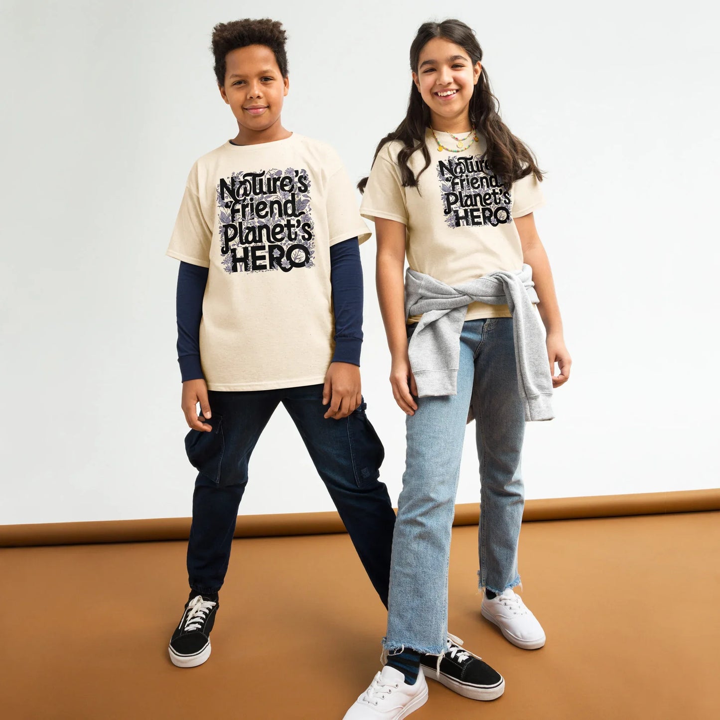 Youth Classic Tee | Nature's Friend - Planet's Hero - AwRans Clothing