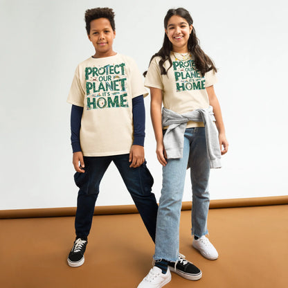 Youth Classic Tee | Protect Our Planet It's Home - AwRans Clothing