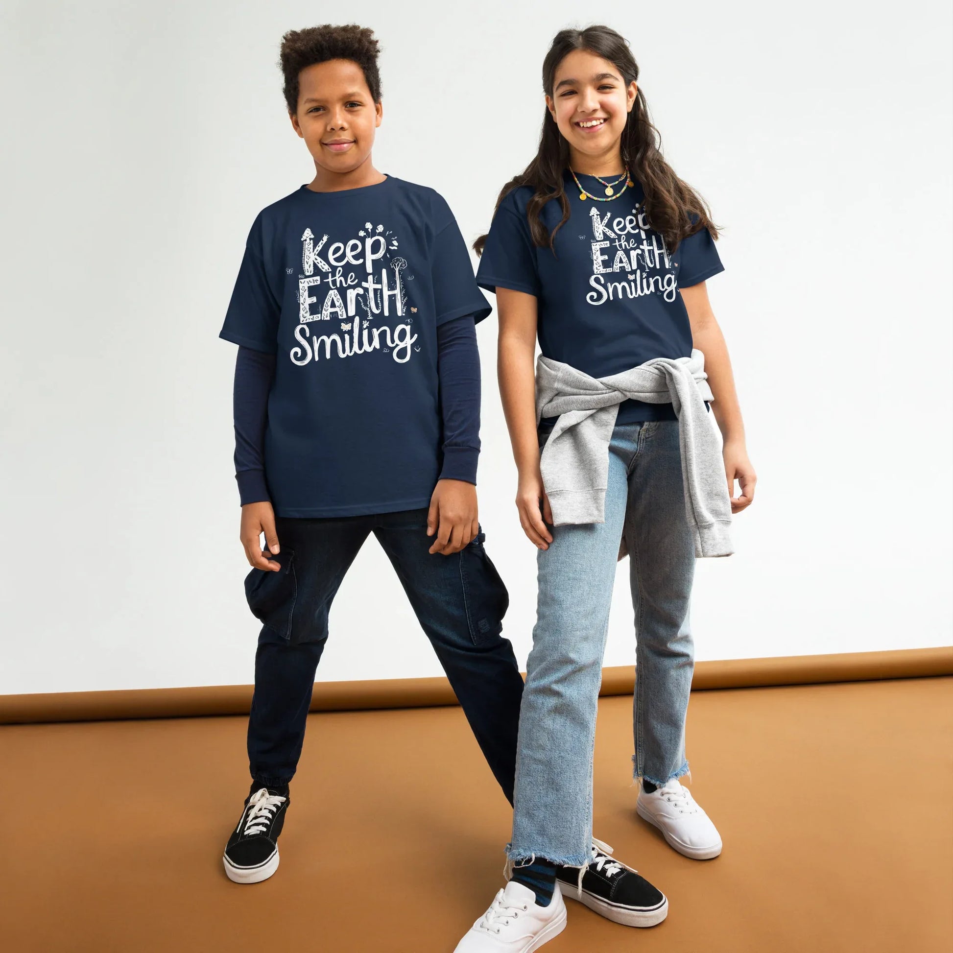 Youth Classic Tee | Keep The Earth Smiling - AwRans Clothing