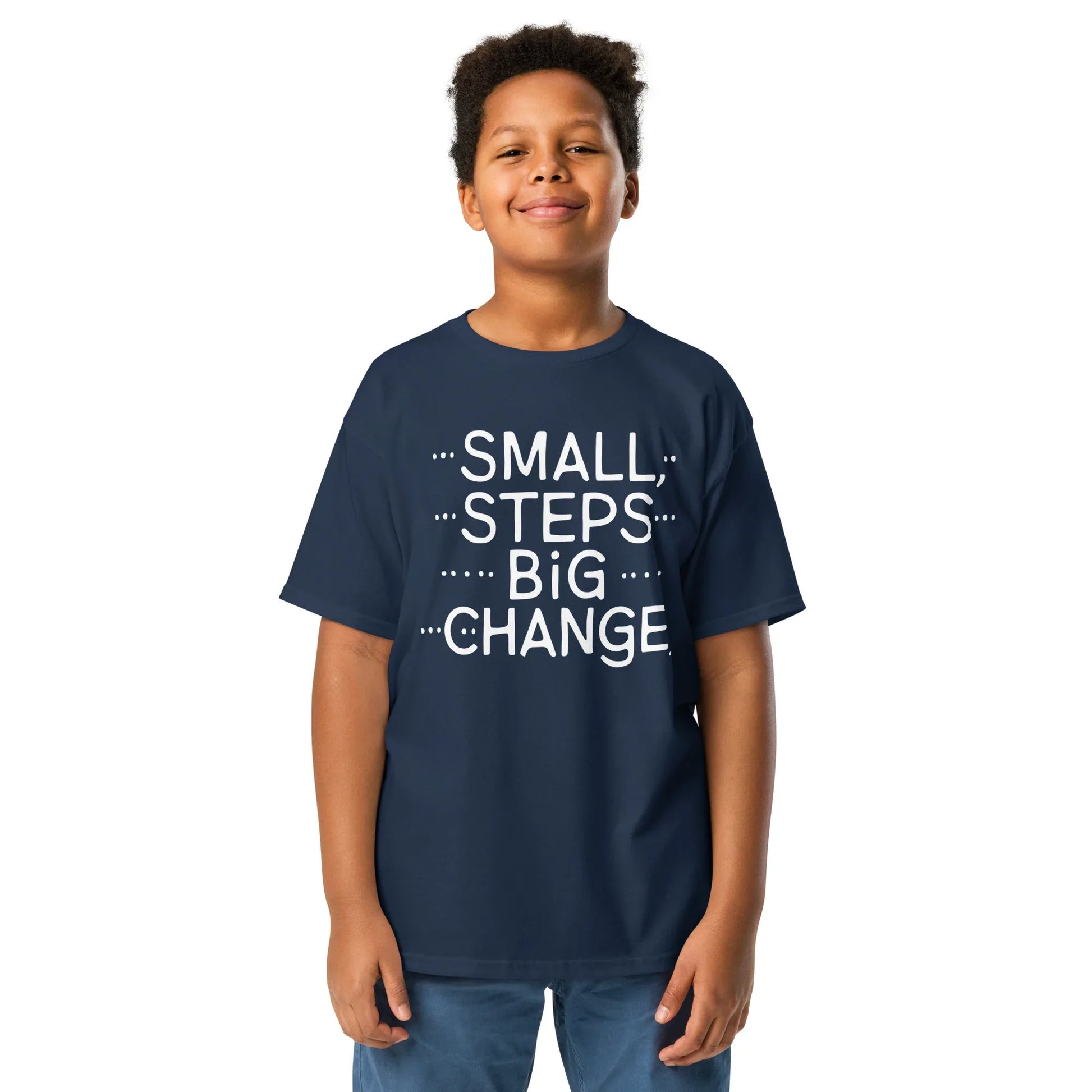 Youth Classic Tee | Small Steps Big Changes - AwRans Clothing